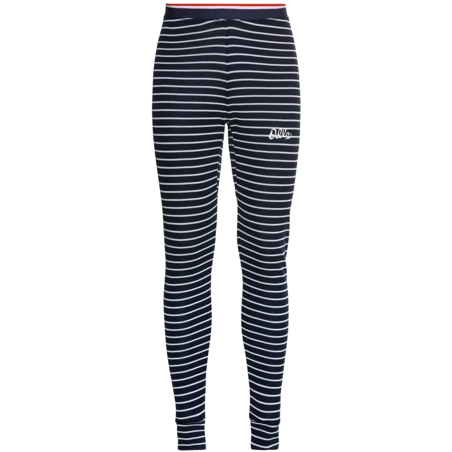 Odlo Active Warm Originals Stripe Base Layer Bottoms Men - Dark Sapphire - Odlo Silver Grey 3 Odlo Active Warm Originals Stripe Base Layer Bottoms Men - Dark Sapphire - Odlo Silver Grey