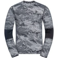 Odlo Whistler Long-Sleeve Base Layer Top Men - Black -Odlo odlo mens whistler eco men long sleeve base layer black 3 1504387