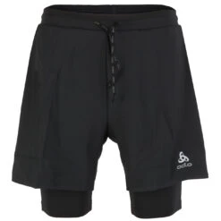 Odlo X-Alp 6 Inch 2-in-1 Trail Running Shorts Men - Black
