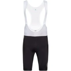 Odlo Zeroweight Bib Shorts Men - White - Black