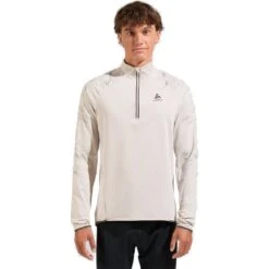 Odlo Zeroweight Ceramiwarm Reflective Mid Layer Men - Silver Cloud