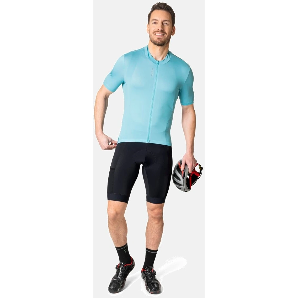Odlo Zeroweight Chill-Tec Cycling Jersey Men - Porcelain 7 Odlo Zeroweight Chill-Tec Cycling Jersey Men - Porcelain - Image 5