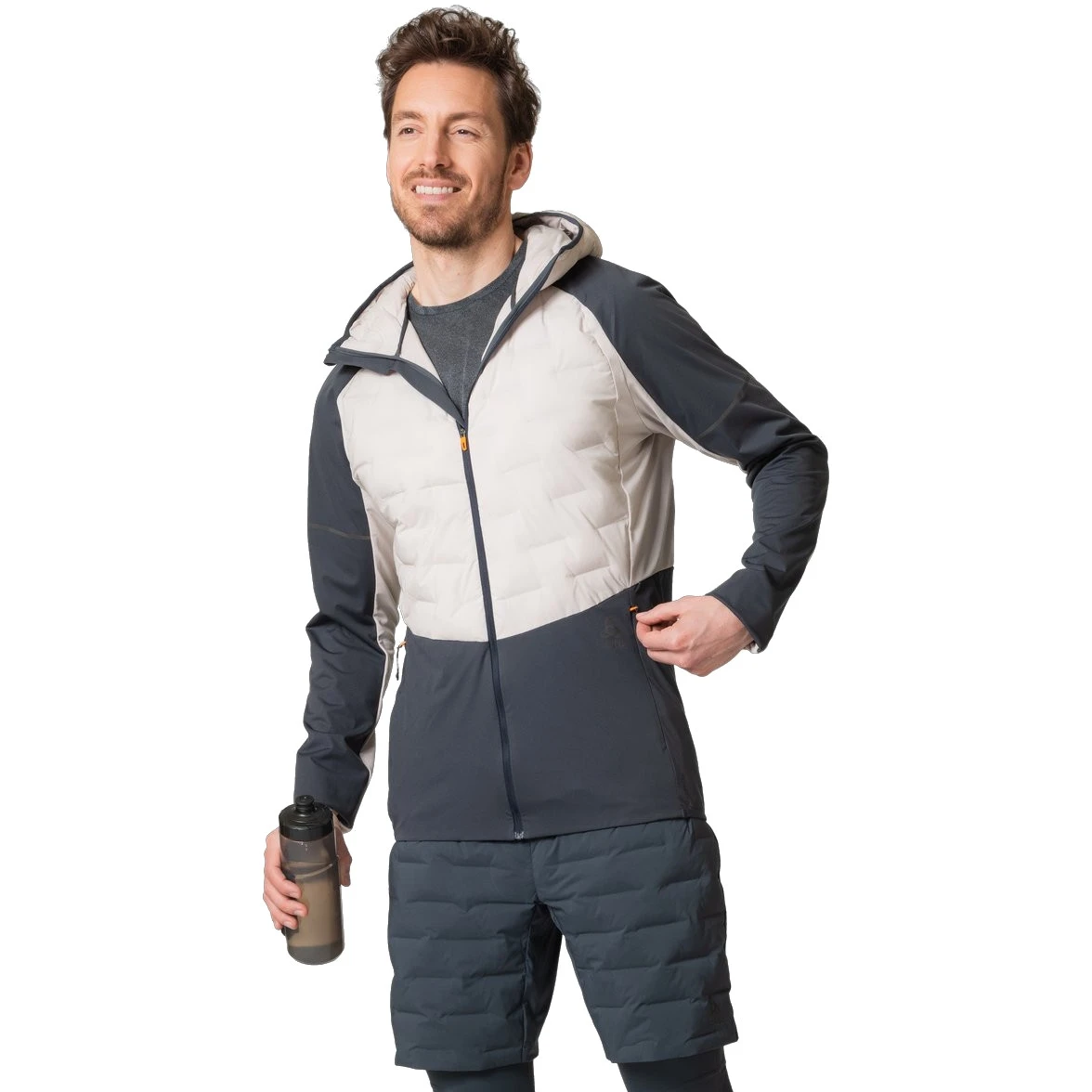 Odlo Zeroweight Insulator Running Jacket Men - Silver Cloud - India Ink 5 Odlo Zeroweight Insulator Running Jacket Men - Silver Cloud - India Ink - Image 3