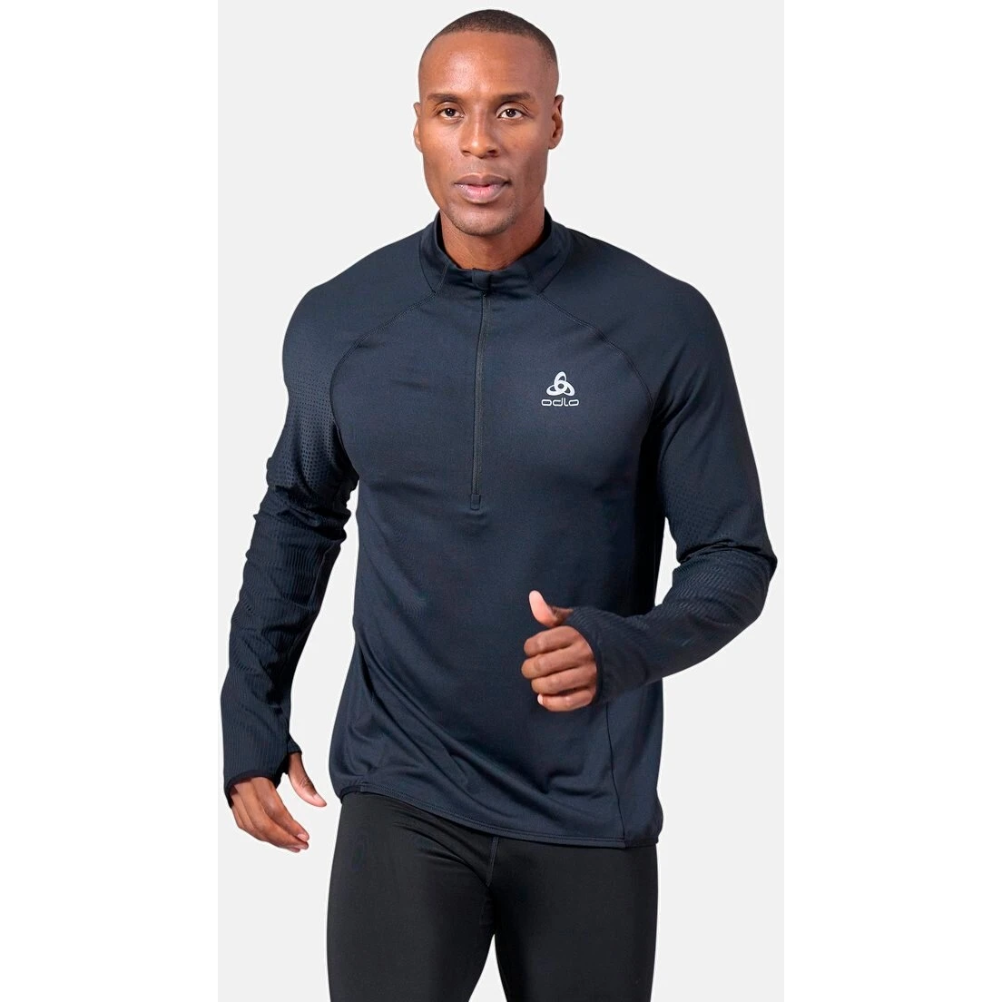 Odlo Zeroweight Mid Layer Running Half-Zip Men - Black 5 Odlo Zeroweight Mid Layer Running Half-Zip Men - Black - Image 3