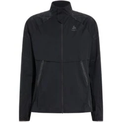 Odlo Zeroweight Pro Warm Reflective Running Jacket Men - Black -Odlo odlo mens zeroweight pro warm reflective running jacket black 3 1556751