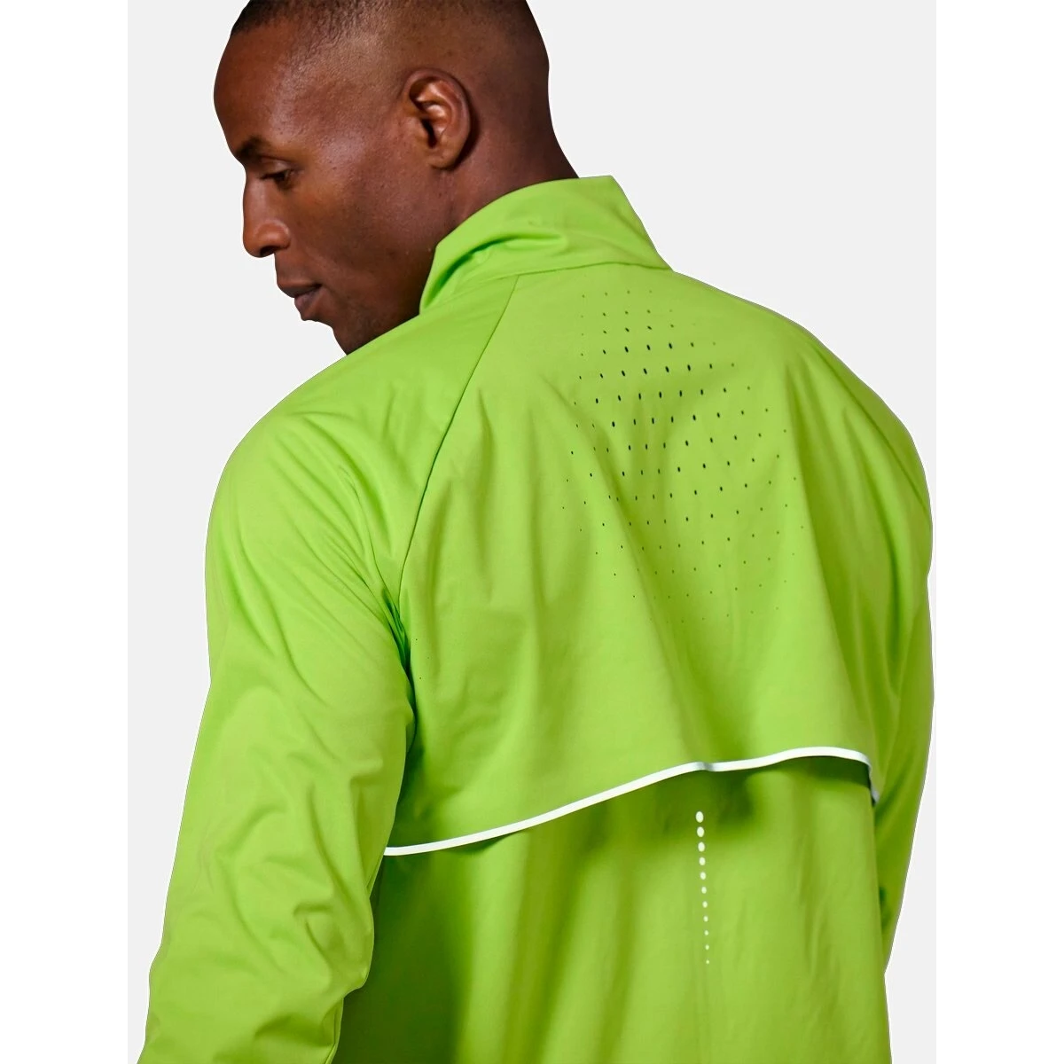 Odlo Zeroweight Pro Warm Running Jacket Men - Lime Green - Black 8 Odlo Zeroweight Pro Warm Running Jacket Men - Lime Green - Black - Image 6