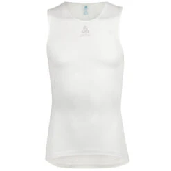 Odlo Zeroweight Seamless Sleeveless Cycling Base Layer Men - White