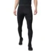 Odlo Zeroweight Warm Reflective Running Tights Men - Black