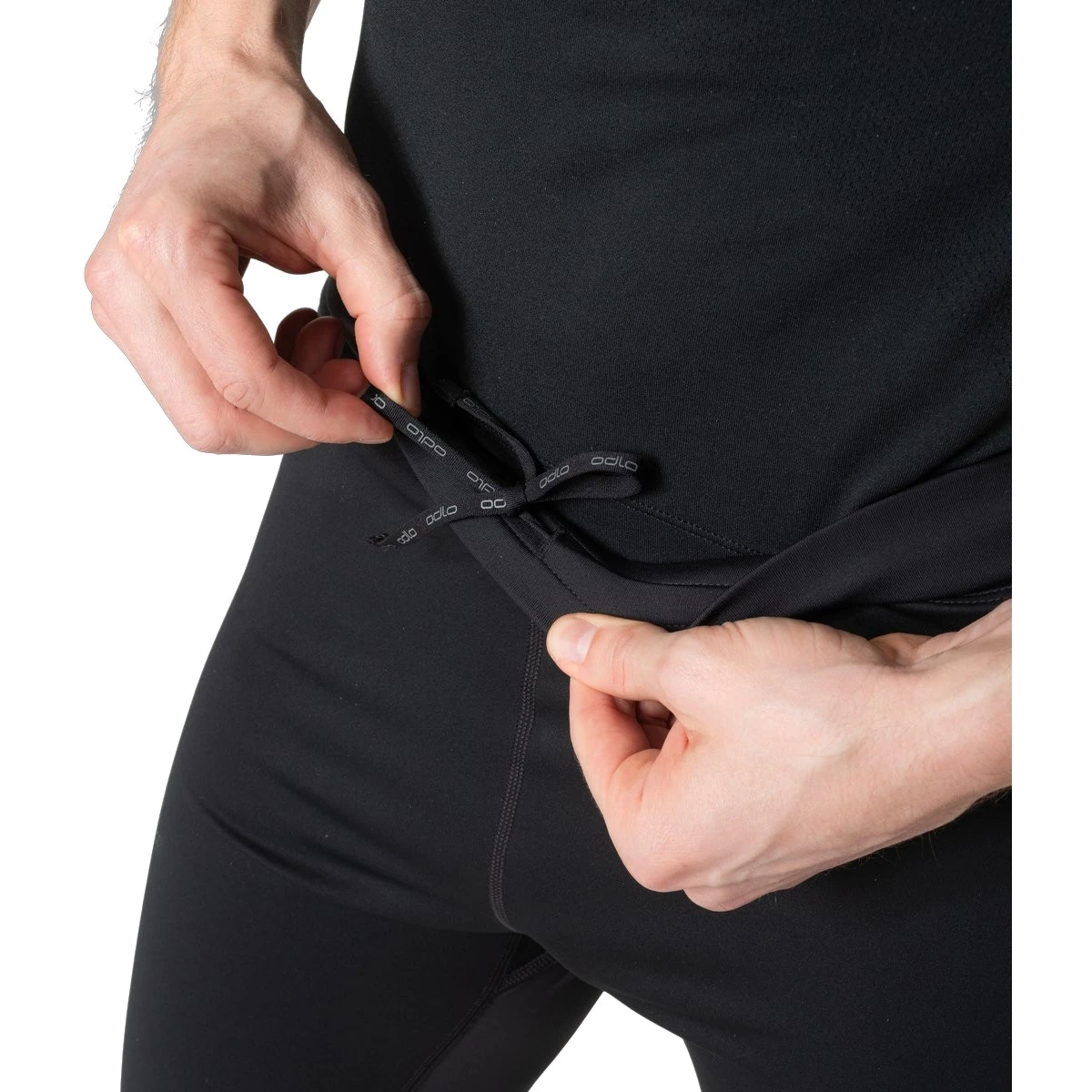 Odlo Zeroweight Warm Reflective Running Tights Men - Black 5 Odlo Zeroweight Warm Reflective Running Tights Men - Black - Image 3