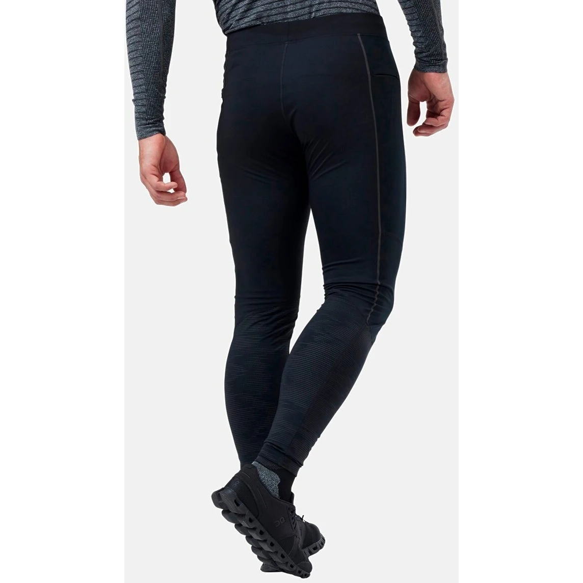 Odlo Zeroweight Warm Running And Training Tights Men - Black 8 Odlo Zeroweight Warm Running And Training Tights Men - Black - Image 6
