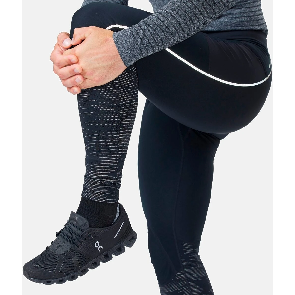 Odlo Zeroweight Warm Running And Training Tights Men - Black 11 Odlo Zeroweight Warm Running And Training Tights Men - Black - Image 9