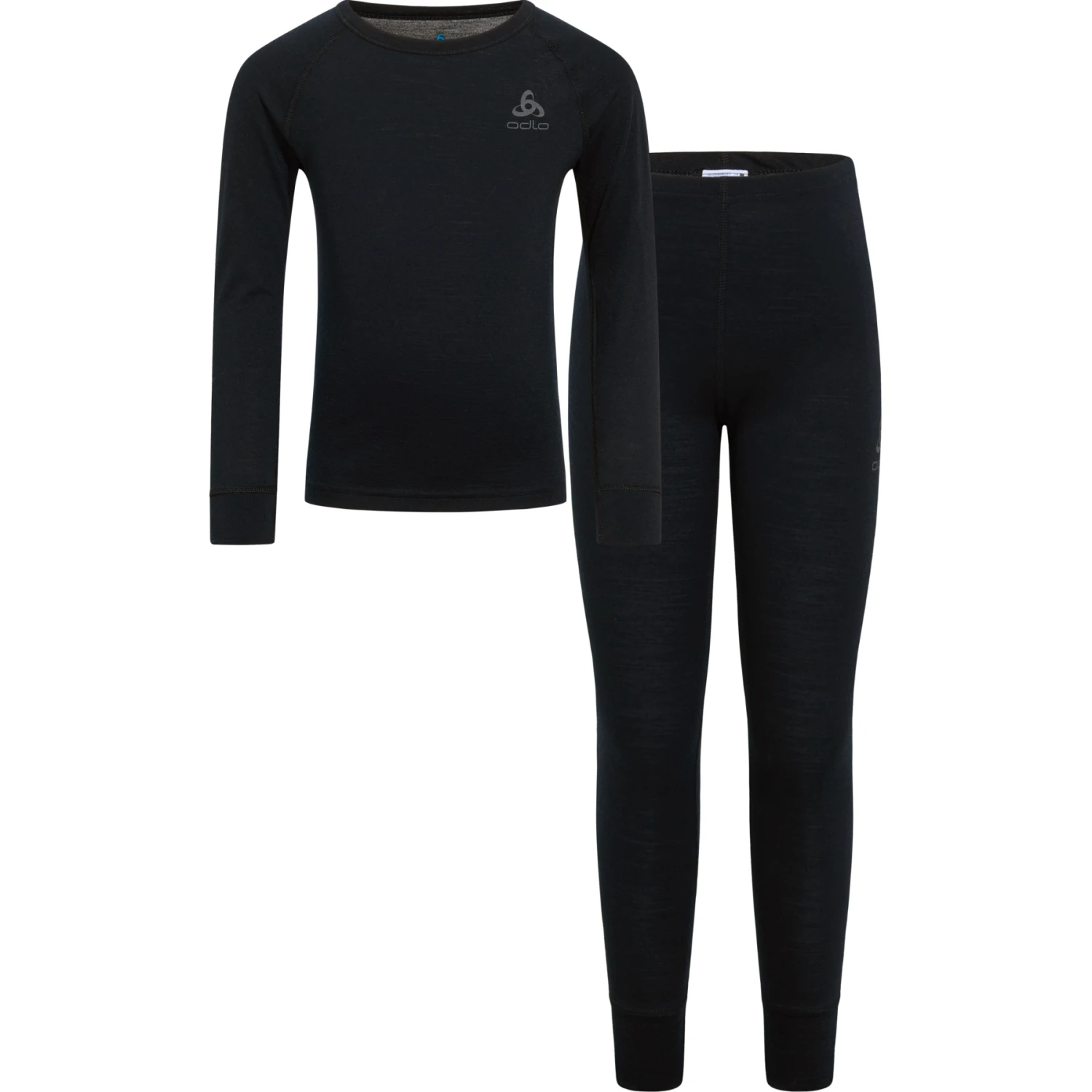 Odlo Natural Merino 200 Kids Base Layer Set - Black 3 Odlo Natural Merino 200 Kids Base Layer Set - Black