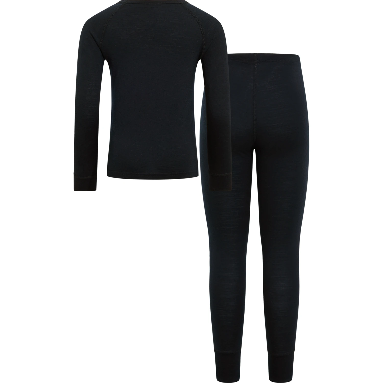 Odlo Natural Merino 200 Kids Base Layer Set - Black 4 Odlo Natural Merino 200 Kids Base Layer Set - Black - Image 2