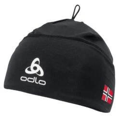 Odlo Polyknit Fan Warm ECO Hat - Black - NORWEGIAN Flag