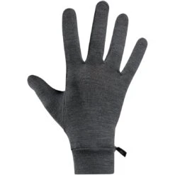 Odlo Revelstoke Performance Wool Liner Gloves - Odlo Graphite Grey Melange