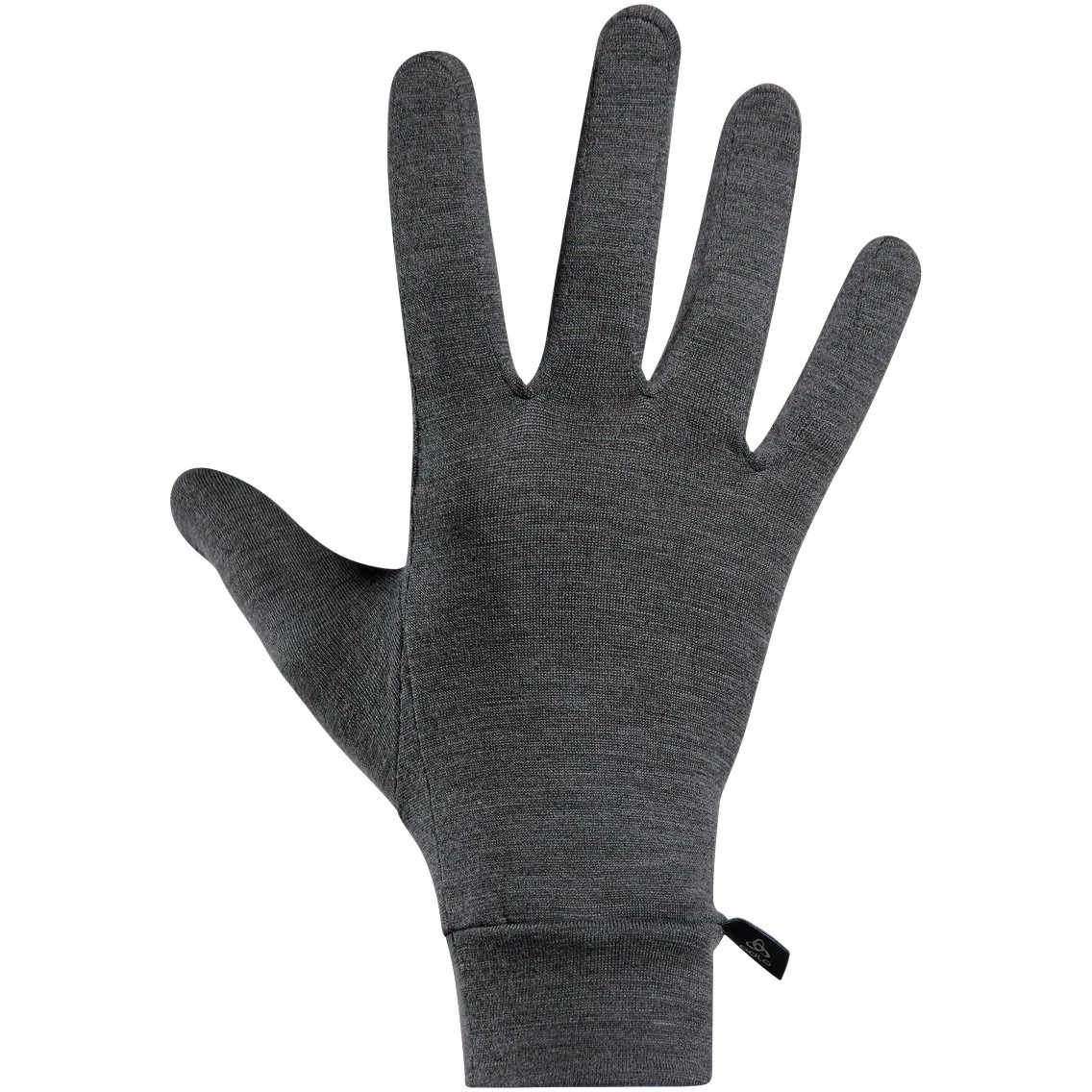 Odlo Revelstoke Performance Wool Liner Gloves - Odlo Graphite Grey Melange 3 Odlo Revelstoke Performance Wool Liner Gloves - Odlo Graphite Grey Melange