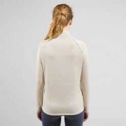 Odlo Run Easy Half-Zip Long-Sleeve Mid Layer Top Women - Silver Cloud Melange -Odlo odlo run easy half zip long sleeve mid layer top women silver cloud melange 4 1575420