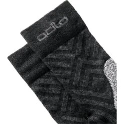 Odlo Active Warm Hike Graphic Socks - Black - Odlo Steel Grey 7 Odlo Active Warm Hike Graphic Socks - Black - Odlo Steel Grey -Odlo odlo the active warm hike graphic socks 766020 60061 black odlo steel grey 3 1006345