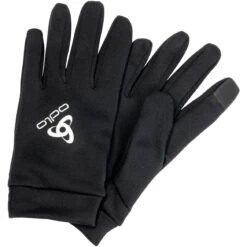 Odlo Stretchfleece Liner Eco E-Tip Gloves - Black