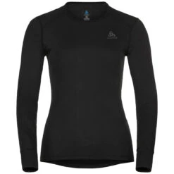 Odlo Active Warm Long-Sleeve Base Layer Top Women - Black