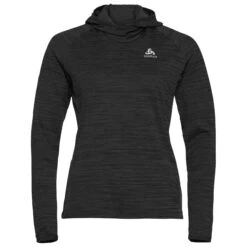 Odlo Run Easy Mid Layer Hoody Women - Black Melange