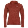 Odlo Run Easy Mid Layer Hoody Women - Cinnabar Melange