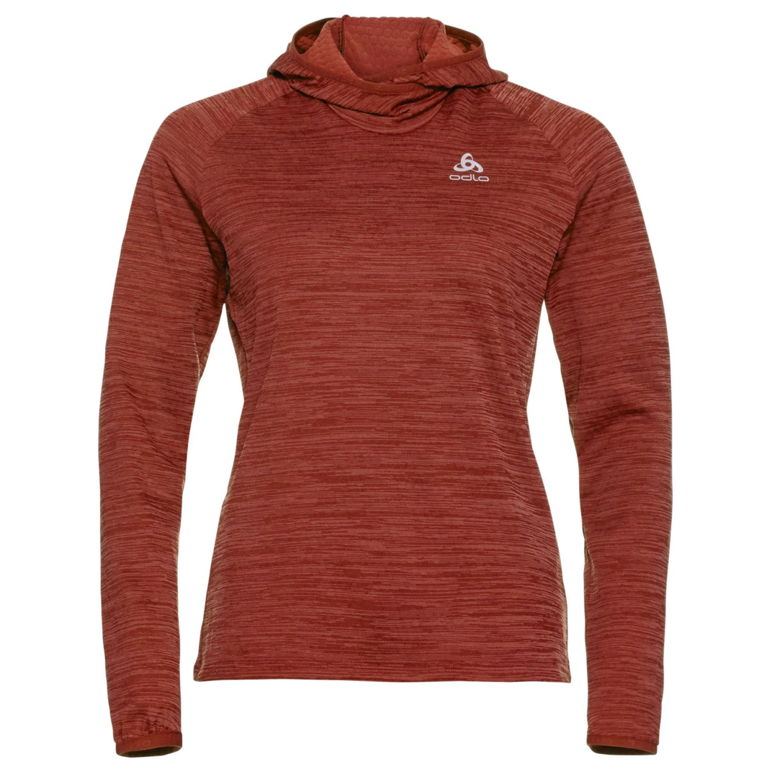 Odlo Run Easy Mid Layer Hoody Women - Cinnabar Melange 3 Odlo Run Easy Mid Layer Hoody Women - Cinnabar Melange