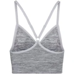 Odlo Padded Seamless Soft 2.0 Sports Bra Women - Light Grey Melange -Odlo odlo women padded seamless soft 2 sports bra grey 2 892085