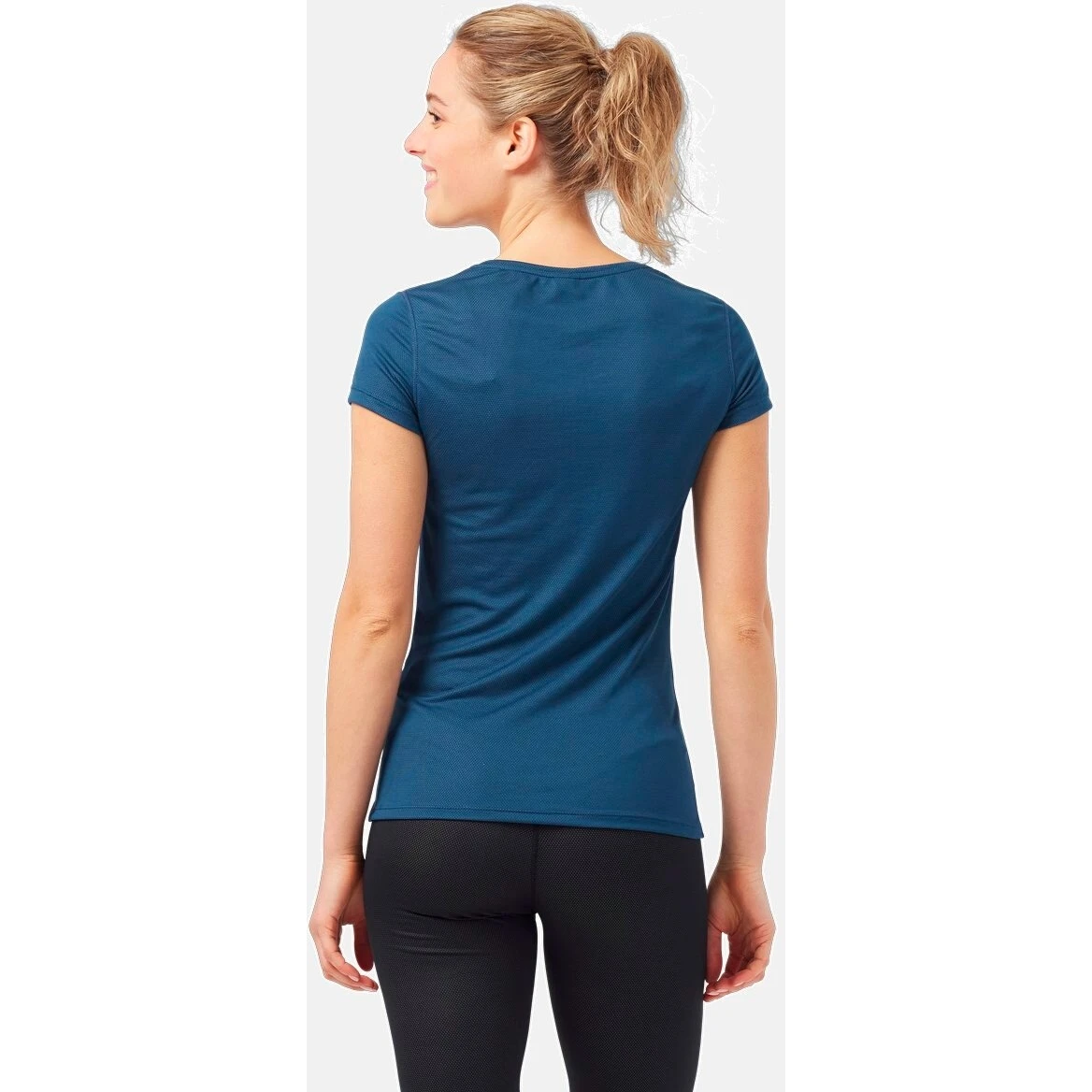 Odlo Active F-Dry Light Base Layer T-Shirt Women - Blue Wing Teal 6 Odlo Active F-Dry Light Base Layer T-Shirt Women - Blue Wing Teal - Image 4