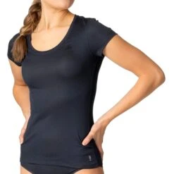 Odlo Active F-Dry Light Base Layer T-Shirt Women - Dark Sapphire -Odlo odlo womens active f dry light eco base layer t shirt dark sapphire 1408360