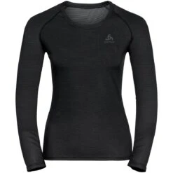 Odlo Active F-Dry Light Long-Sleeved Base Layer Top Women - Black