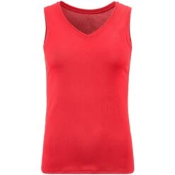 Odlo Active F-Dry Light V-Neck Base Layer Singlet Women - American Beauty