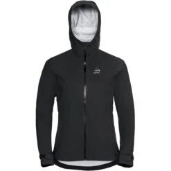 Odlo Aegis 2.5L Waterproof Hardshell Jacket Women - Black -Odlo odlo womens aegis 2 1003021