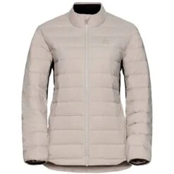 Odlo 34 Odlo Women's Ascent N-Thermic Recycled Down Hybrid Jacket - Silver Cloud