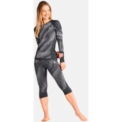 Odlo Women's Blackcomb Eco Long Sleeve Baselayer - Black - Space Dye 16 Odlo Women's Blackcomb Eco Long Sleeve Baselayer - Black - Space Dye -Odlo odlo womens blackcomb eco long sleeve baselayer black space dye 5 1327786