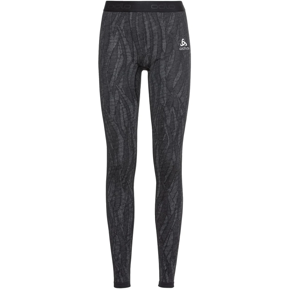 Odlo Women's Blackcomb Light Eco Baselayer Bottoms - Black - Space Dye 3 Odlo Women's Blackcomb Light Eco Baselayer Bottoms - Black - Space Dye