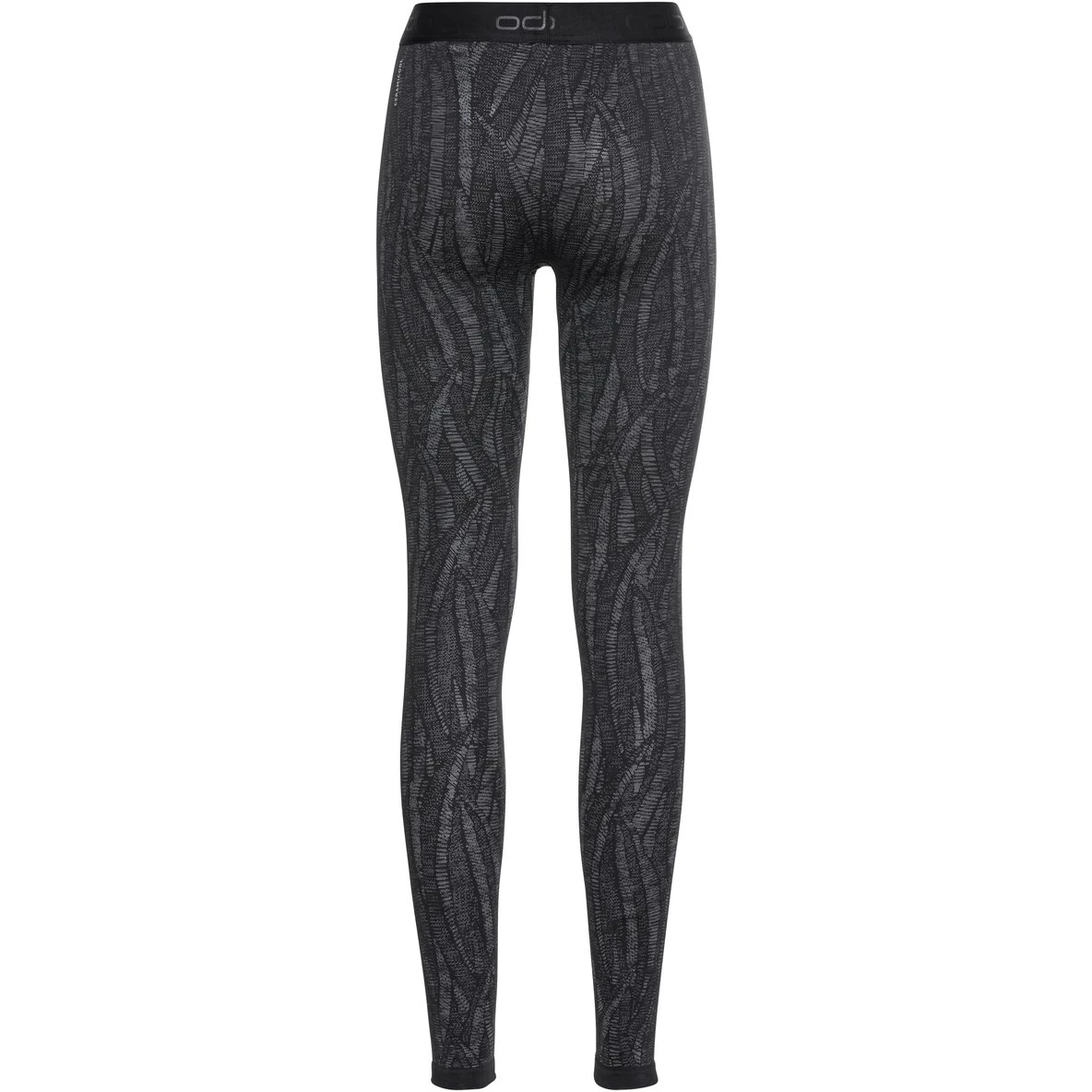 Odlo Women's Blackcomb Light Eco Baselayer Bottoms - Black - Space Dye 4 Odlo Women's Blackcomb Light Eco Baselayer Bottoms - Black - Space Dye - Image 2