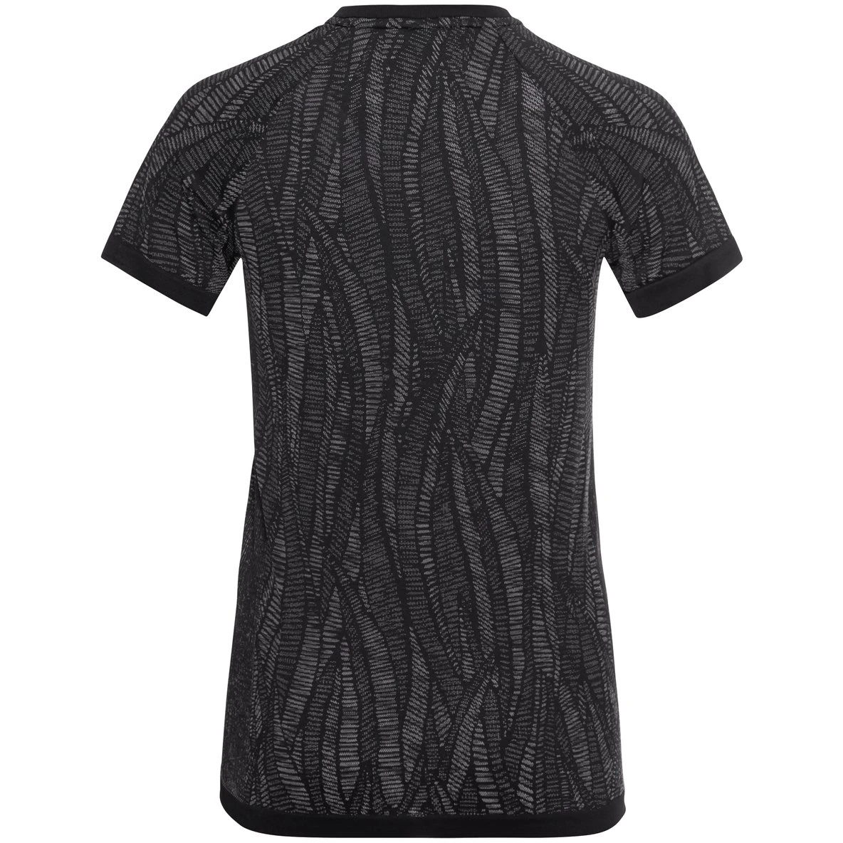 Odlo Women's Blackcomb Light Eco Short Sleeve Baselayer - Black - Space Dye 4 Odlo Women's Blackcomb Light Eco Short Sleeve Baselayer - Black - Space Dye - Image 2