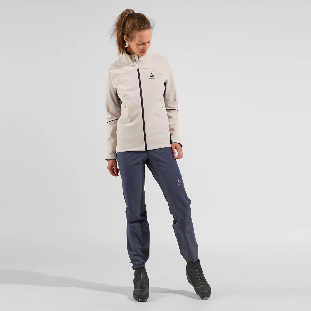 Odlo Engvik Cross-Country Jacket Women - Silver Cloud - India Ink 10 Odlo Engvik Cross-Country Jacket Women - Silver Cloud - India Ink - Image 8