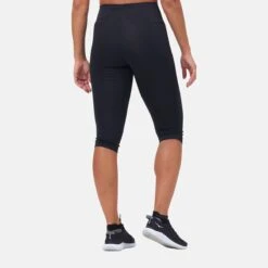 Odlo Essentials 3/4 Running Tights Women - Black -Odlo odlo womens essential 3 4 running tights black 4 1219484