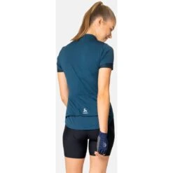 Odlo Essentials Half Zip Jersey Women - Blue Wing Teal - Dark Sapphire 15 Odlo Essentials Half Zip Jersey Women - Blue Wing Teal - Dark Sapphire -Odlo odlo womens essential half zip jersey blue wing teal dark sapphire 2 1406551