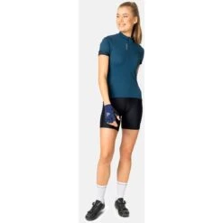 Odlo Essentials Half Zip Jersey Women - Blue Wing Teal - Dark Sapphire 16 Odlo Essentials Half Zip Jersey Women - Blue Wing Teal - Dark Sapphire -Odlo odlo womens essential half zip jersey blue wing teal dark sapphire 3 1406552