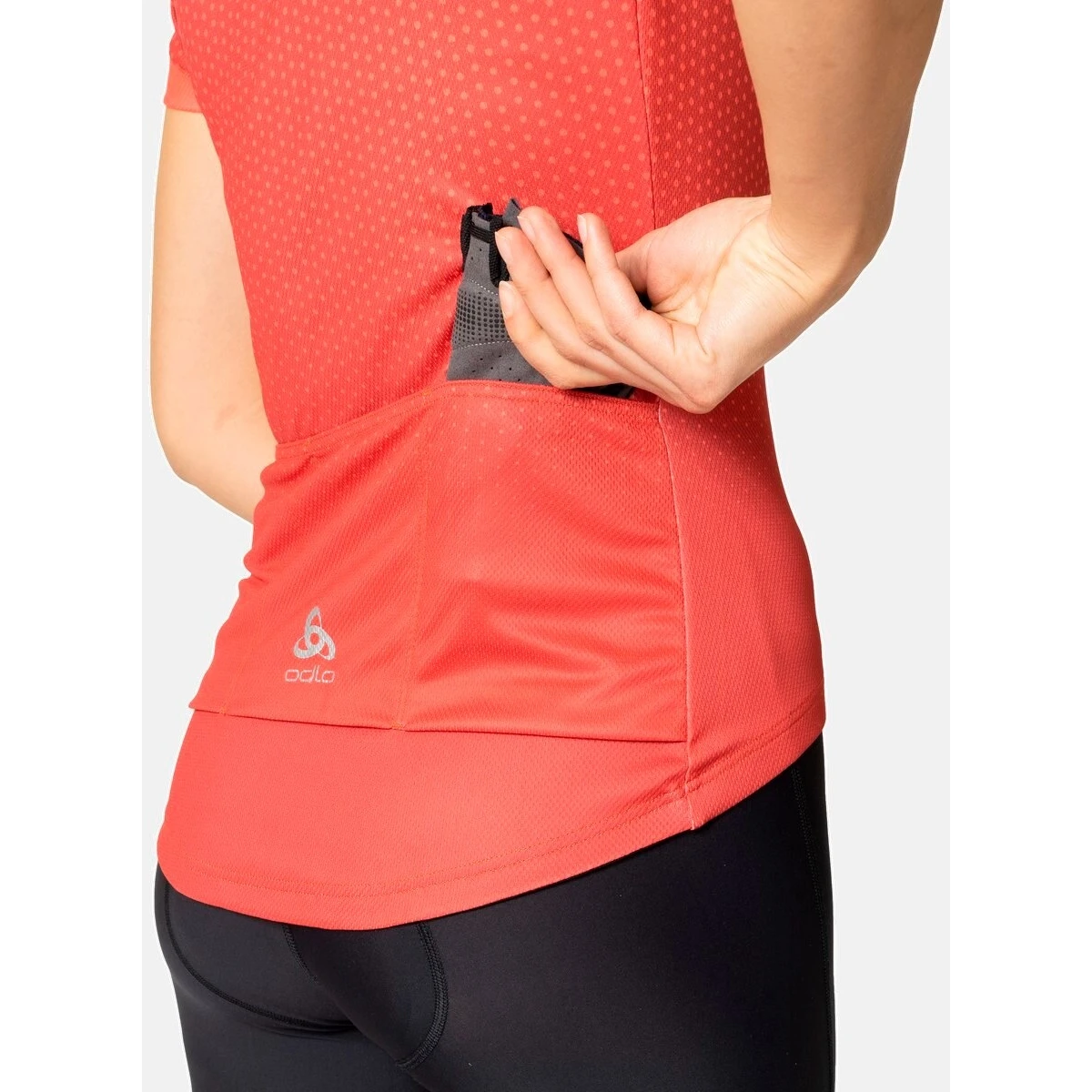 Odlo Essentials Jersey Women - American Beauty - Cayenne 5 Odlo Essentials Jersey Women - American Beauty - Cayenne - Image 3