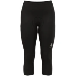 Odlo Essentials 3/4 Length Cycling Tights Women - Black