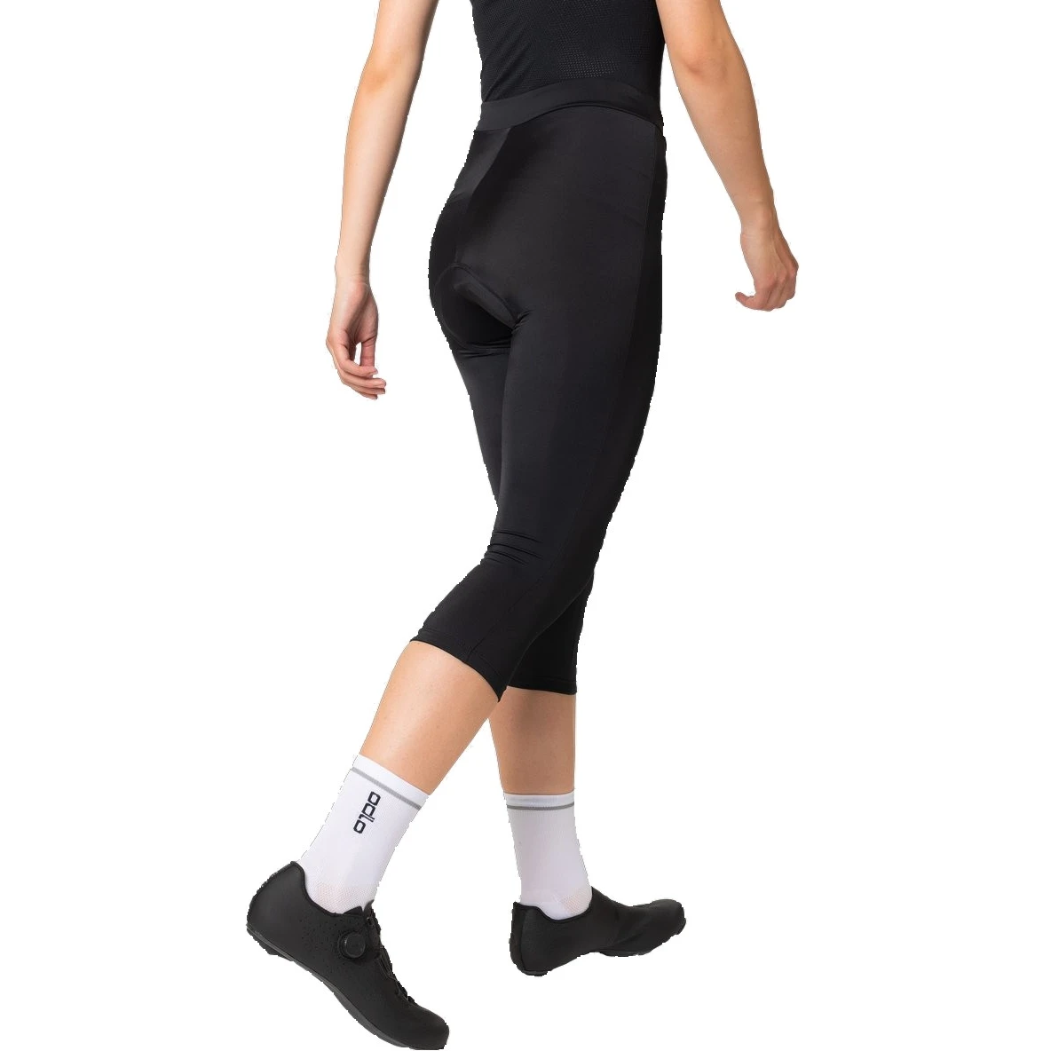 Odlo Essentials 3/4 Length Cycling Tights Women - Black 6 Odlo Essentials 3/4 Length Cycling Tights Women - Black - Image 4