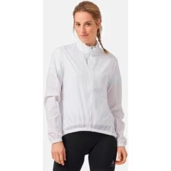 Odlo Essentials Cycling Jacket Women - White 13 Odlo Essentials Cycling Jacket Women - White -Odlo odlo womens essentials cycling jacket white 3 1367436