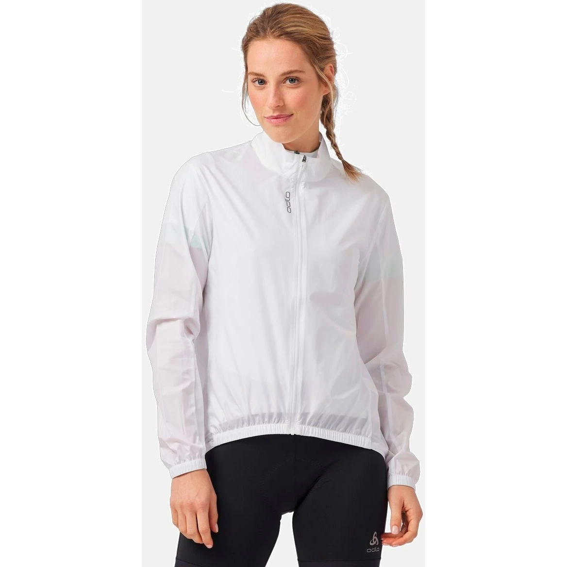 Odlo Essentials Cycling Jacket Women - White 5 Odlo Essentials Cycling Jacket Women - White - Image 3