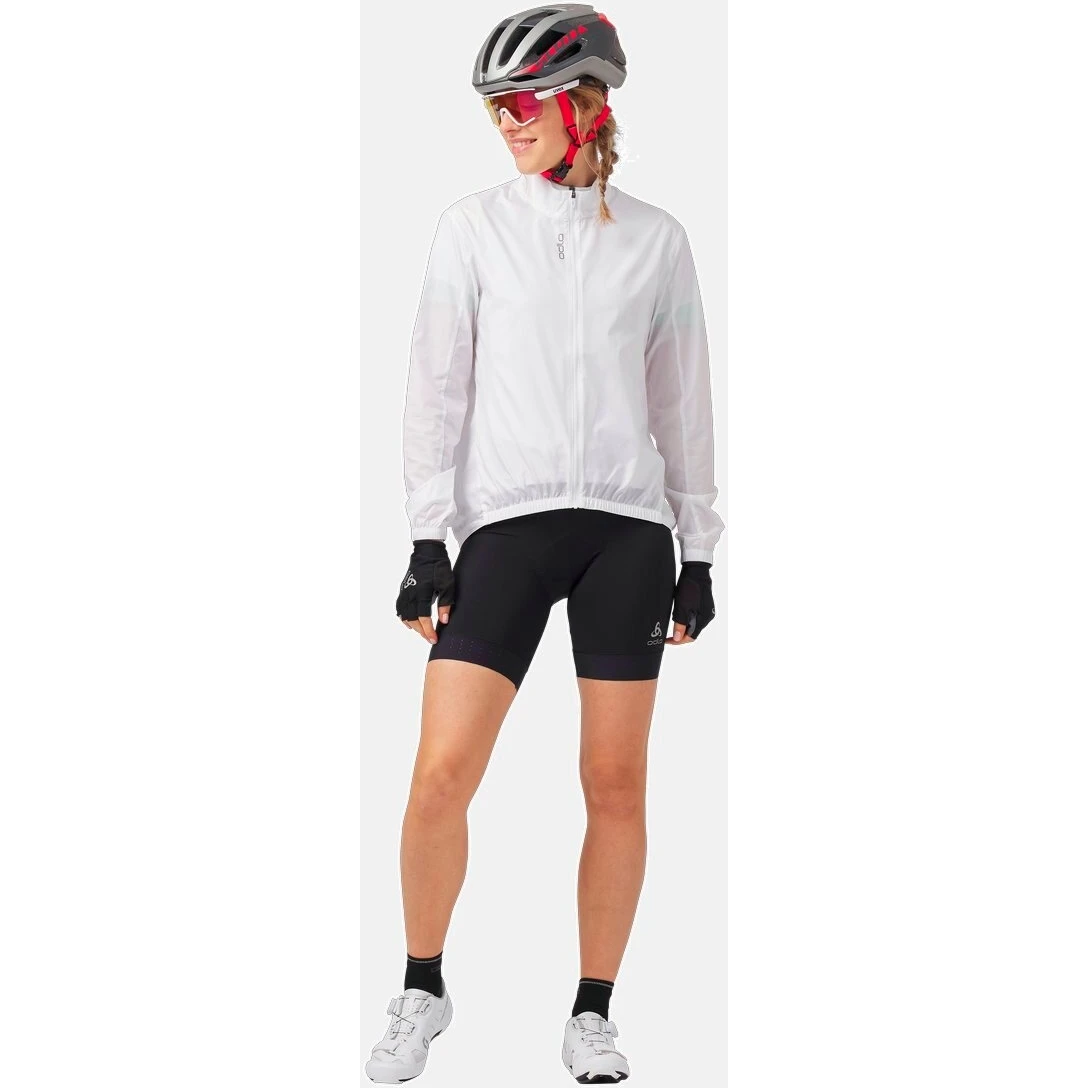Odlo Essentials Cycling Jacket Women - White 7 Odlo Essentials Cycling Jacket Women - White - Image 5