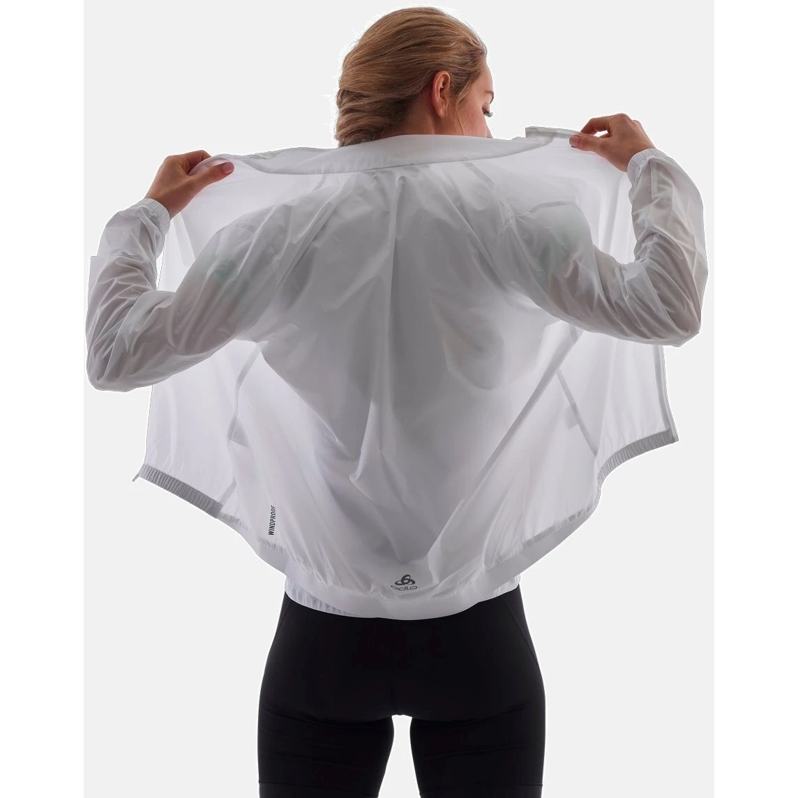 Odlo Essentials Cycling Jacket Women - White 11 Odlo Essentials Cycling Jacket Women - White - Image 9