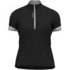 Odlo Essentials Half Zip Jersey Women - Black - Odlo Silver Grey